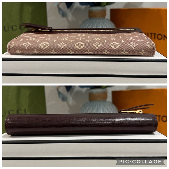 Nearly New Louis Vuitton Rare Mini Lin Sarah Wallet $600 - Picture 10 of 13